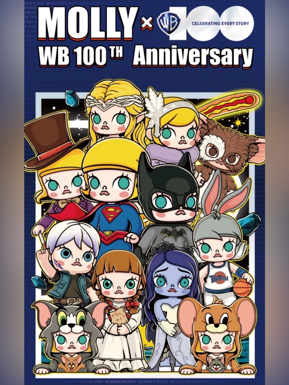 Factory Sealed Case• MOLLY × Warner Bros. 100th Anniversary. 2023